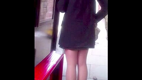 Short office skirt to workplace | watch  HD voyeur camera sex movie for free