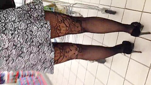my wife walking in a market | watch  HD candid cam porn video for free