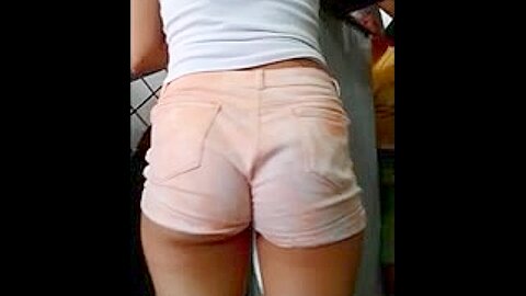 Loirinha Tatuada Shortinho Rosa Socado | watch  HD hidden cam sex video for free
