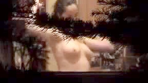 Window view of a girl changing for bed | watch  HD candid camera sex video for free