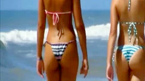 Voyeur (fake) Beach Hot Thong Asses Collection | watch  HD spy camera porn movie for free