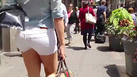 Nyc White Shorts | watch  HD spy camera xxx video for free
