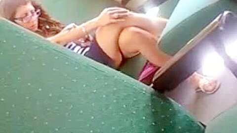 Hot girl in a train | watch  HD spy camera porn video for free