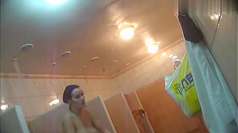 Hidden cameras (fake) in public pool showers 1065 | watch  HD voyeur camera porn video for free