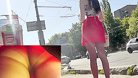 Amateur upskirts (fake) shows sexy body color pantyhose | watch  HD hidden camera porn movie for free