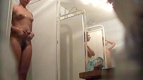 Hidden cameras (fake) in public pool showers 649 | watch  HD spy cam porn video for free
