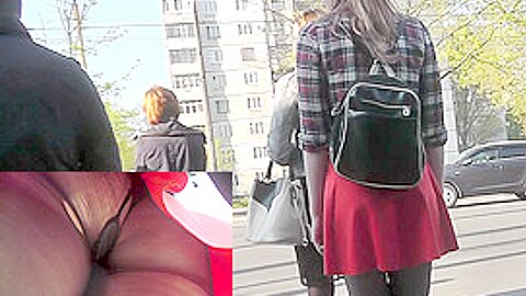 Voyeur (fake) upskirt action will not leave you indifferent | watch  HD voyeur cam xxx video for free