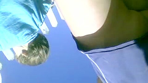 Candid beach camera filmed a horny bimbo | watch  HD hidden camera xxx movie for free