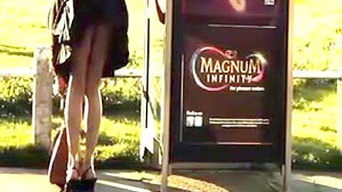 Street voyeur (fake) filmed a sexy bitch with nice butt | watch  HD spy cam xxx movie for free