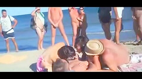Public beach fun | watch  HD hidden camera sex video for free