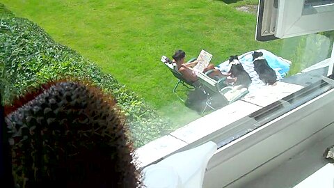 spy neighbour sunbathe2 | watch  HD spy cam sex movie for free