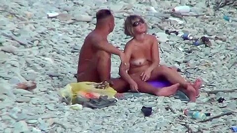 MATURE BEACH FUCK ON THE ROCKS!!!! | watch  HD candid camera porn video for free