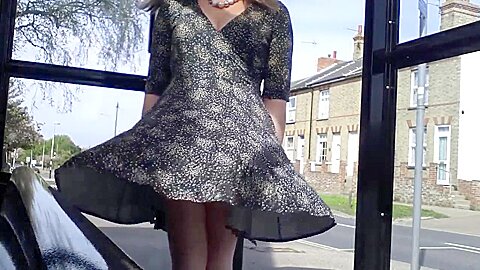 white stockings windy upskirt (fake) | watch  HD spy camera porn movie for free