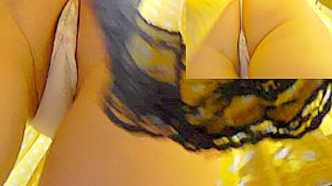 Beautiful upskirt (fake) thong of a skinny amateur babe | watch  HD candid camera sex movie for free