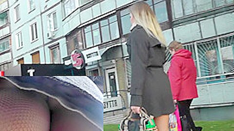Sweet up skirt XXX action with amateur sweetie | watch  HD voyeur cam xxx movie for free
