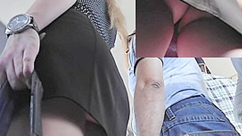 Unforgettable bus upskirt (fake) footage | watch  HD spy cam porn movie for free