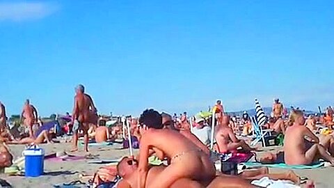 voyeur (fake) swinger beach sex | watch  HD hidden camera sex movie for free