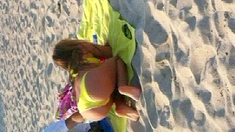 ASTOUNDING GREEK JUVENILE. YELLOW BIKINI AT THE BEACH TEASING US | watch  HD spy cam porn video for free