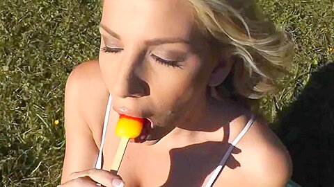 Hawt Danielle Maye engulfing sweetmeat | watch  HD spy cam porn video for free