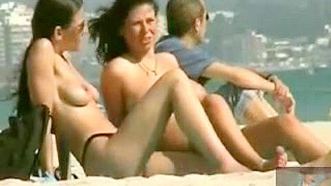 Lesbo Beach | watch  HD hidden cam porn video for free
