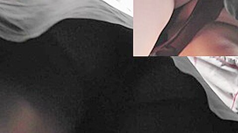 Great upskirt (fake) wazoo in darksome panty | watch  HD spy camera xxx video for free