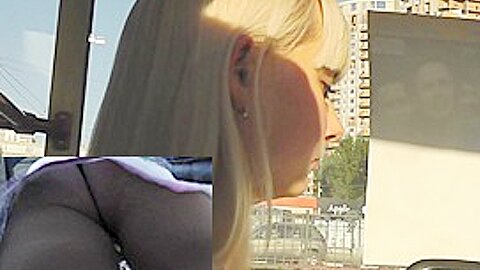 Appealing golden-haired upskirt episode movie | watch  HD spy camera xxx video for free
