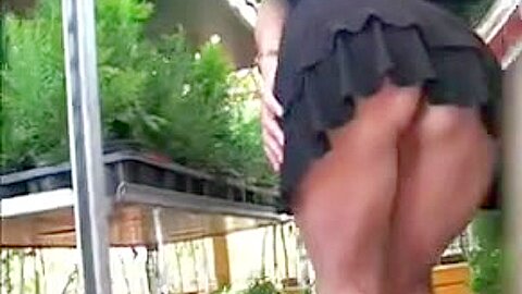 Pantyless upskirt (fake) shopping | watch  HD voyeur cam xxx movie for free