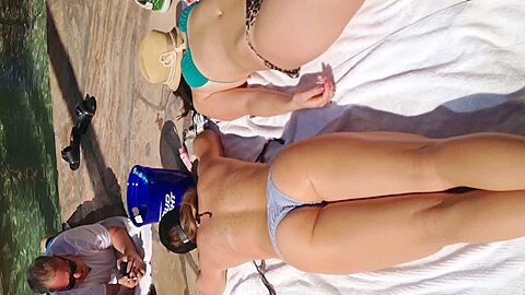 The most good booty tanning on the beach | watch  HD hidden camera porn video for free