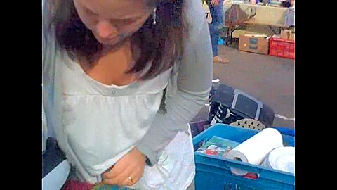 Hot view of the amateur females downblouse tits | watch  HD hidden cam xxx video for free