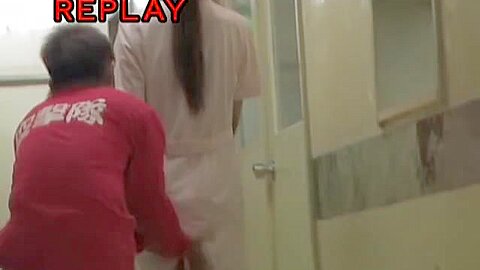 Quick sharking for the passing by young nurse | watch  HD candid camera xxx movie for free