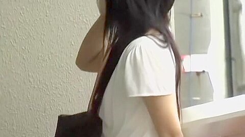 Dark-haired sexy vixen loses her tight skirt when some sharking guy rips it | watch  HD spy camera xxx video for free