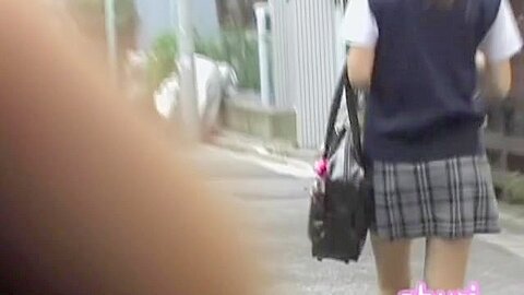 Bawdy babe going home from work when she meets sharking dude | watch  HD hidden camera xxx movie for free