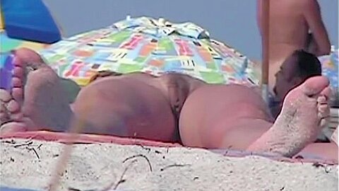 Kinky voyeur (fake) takes a sexy trip to the nudist beach | watch  HD voyeur cam porn video for free