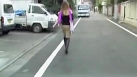 Bombastic oriental cutie receives wicked sharing attack on the street | watch  HD spy camera sex movie for free