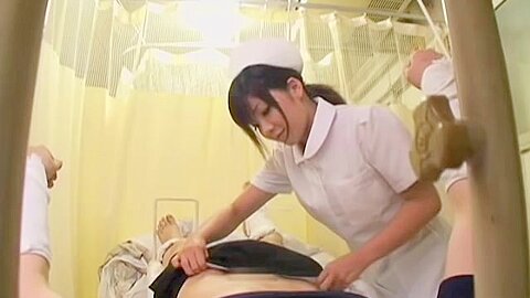 Asian nurse sucks a dick and rides it in horny voyeur video | watch  HD hidden cam sex video for free