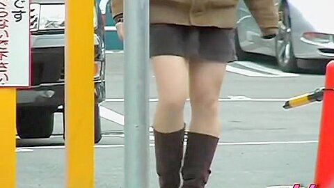 Glamorous bimbo wearing short skirt gets in the middle of sharking | watch  HD spy camera porn movie for free