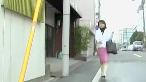 Stylish black-haired Asian princess flashes her underwear during sharking attack | watch  HD voyeur cam porn movie for free