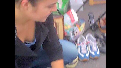 Seducing amateur in jacket horniest downblouse view | watch  HD spy cam xxx movie for free