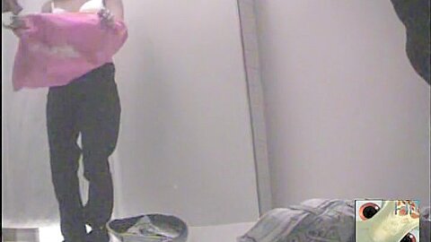 Changing room woman stays in the lingerie on camera | watch  HD candid cam xxx movie for free
