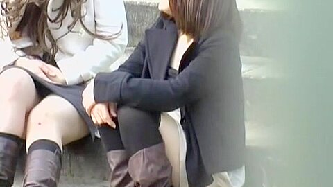 Two amiable oriental girls in the center of amazing sharking odyssey | watch  HD hidden cam sex movie for free