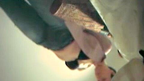 Voyeur (fake) amateur taking off jeans in the changing room | watch  HD hidden camera xxx video for free