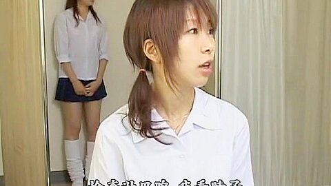 Adorable Japanese teens in hot voyeur (fake) medical fetish video (18+) | watch  HD candid camera sex movie for free