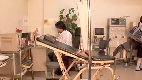 Tenshi goes to the gyno clinic and gets her twat examined | watch  HD spy camera sex video for free