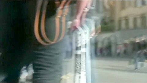Fresh white thong seen up skirt of babe in the street | watch  HD candid cam xxx movie for free