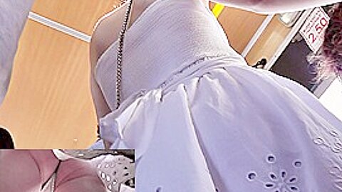 Admire this enjoyable arse up petticoat | watch  HD candid camera porn movie for free