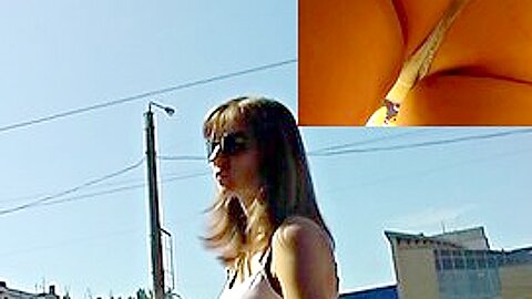Absolutely mind boggling upskirt (fake) view | watch  HD hidden camera sex video for free