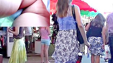 Excellent closeup of sexy upskirt (fake) a-hole | watch  HD voyeur cam sex movie for free
