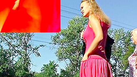 Look up petticoat of sexy golden-haired bimbo | watch  HD spy cam xxx movie for free