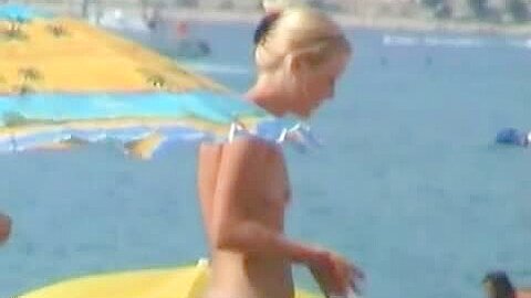 Bathing beauties caught on nudist beach hidden camera | watch  HD hidden camera sex movie for free