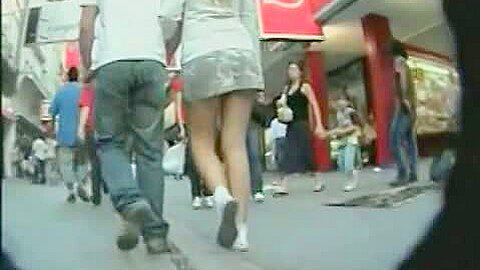 Sexy asses filmed upskirt (fake) by me at the shop | watch  HD spy camera xxx movie for free